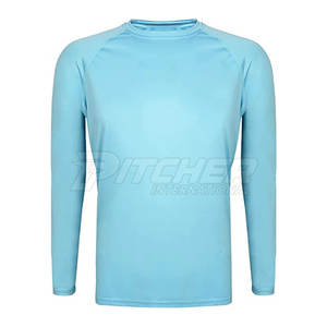 Fait sur mesure 100% polyester UPF 50 respirant pêche chemise à manches longues impression de Logo personnalisé pour les équipes Clubs aventures en plein air - Product Image 2