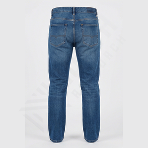 OEM Custom Logo <b>High</b> Quality <b>Men's</b> <b>Jeans</b> Pants Breathable Mid <b>Waist</b> Plus Size <b>High</b> Street Wholesale Customized Trousers Bulk - Product Image 2