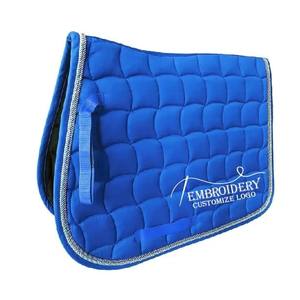 Tapis de selle de cheval anglais Accessoires pour chevaux Tapis pour équins Tapis de selle de saut à l'épreuve du suif Produits de course de chevaux d'Inde - Product Image 5