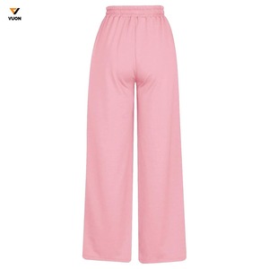 Top Quality Loose Fit Graphic Print Custom New Casual <b>Fleece</b> Women's Flared Sweatpants Oversize Straight Baggy <b>Trousers</b> Women - Product Image 4