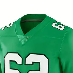 Maillot de football américain à manches courtes imprimé respirant de taille adulte, dernier design personnalisé - Haute qualité, séchage rapide, couleurs personnalisées - Product Image 2