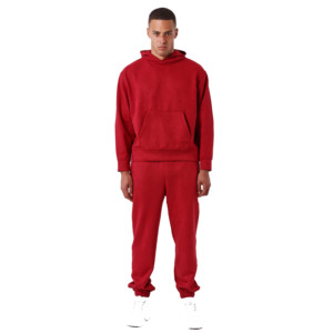 Conjunto de Sudadera con Capucha y Pantalones Deportivos de Felpa de 400 g/m² Personalizados, Chándales para Hombre de Alta Calidad, Chándal de Dos Piezas con Estampado Puff para Hombre - Product Image 1