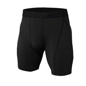 Wholesale Custom Logo <b>Men</b> <b>Compression</b> <b>Shorts</b> Elastic Waist Mid Solid Canvas High Quality Workout <b>Shorts</b> for Sale - Product Image 1