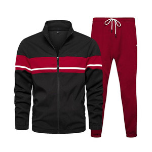 Ensemble de survêtement de sport pour hommes, tenue de jogging et de course à pied, veste et pantalon, séchage rapide, logo personnalisé, OEM/ODM disponible - Product Image 6