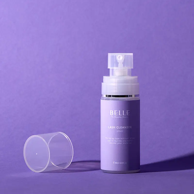 Belle Lash Cleanser Spray type 60ml for eyelash extension Remover Lip & eye remover water based remover made in Korea