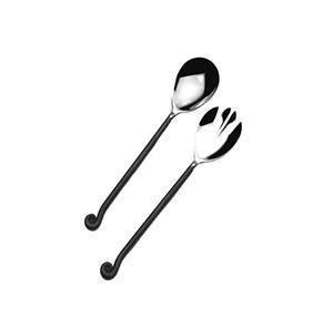 Stainless Steel <b>Salad</b> <b>Server</b> Luxury <b>Salad</b> <b>Server</b> for Serving the <b>Salad</b> New Design Cutlery Set New Metal Flatware Spoon and Fork - Product Image 4