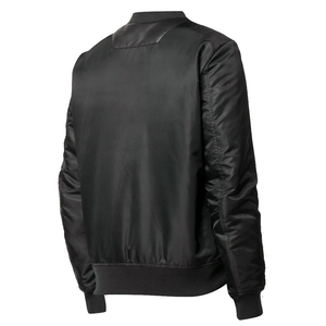 เสื้อแจ็กเก็ตบอมเบอร์สำหรับผู้ชายเสื้อ100% โพลีเอสเตอร์ผ้าไนลอนกันลมแขนเต็มเครื่องแต่งกายตามสั่ง - Product Image 4