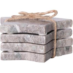 New Arrival Customized Star Shaped Marble Cup Mat Pad Thick Stone <b>Coaster</b> for Multi-event Kitchen Decorative for New Homeowners - Product Image 2