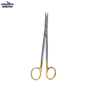 Tijeras Quirúrgicas Manuales para Tejido Gengival de Marca Personalizada, Puntas Dentadas TC, Kelly Rectas de 16 cm, Aprobadas por la CE - Product Image 1