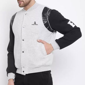 Vestes personnalisées de style de rue rétro collège vestes universitaires de baseball vintage matelassées pour lettristes - Product Image 5