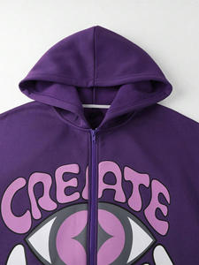 Sudaderas con capucha estampadas para hombre más vendidas Sudaderas con capucha térmicas de invierno de alta calidad OEM WholesalePlain Dyed Technics - Product Image 3