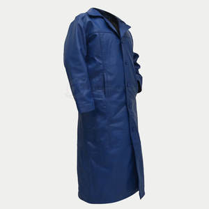 Best Wholesale Price Men Black Real <b>Long</b> Leather <b>Coat</b> Custom Made High Quality Knitted Leather Overcoat Print Winter <b>Camel</b> - Product Image 3