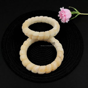 Brazalete con Incrustaciones de Hueso, Joyería de Moda Hecha a Mano de Primera Calidad, Artesanía Elegante con Engaste de Bisel para Regalo Unisex por Tradebyd - Product Image 6