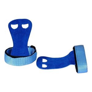 แฮนด์จับยิมนาสติก3หลุม,อุปกรณ์ยกน้ำหนักในยิมทำจากหนัง - Product Image 1