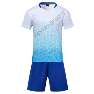 Dernière conception uniformes de football vêtements de sport uniformes maillot de football maillot de football vente chaude séchage rapide 100% polyester - Product Image 1