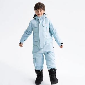 Combinaison de ski imperméable et coupe-vent pour enfants - Isolation Tex Thinsulate épaissie Planches simples/doubles pour garçons et filles Hiver - Product Image 2