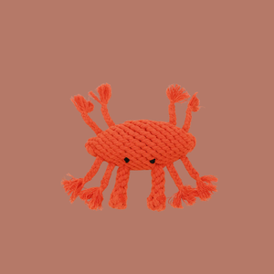 Cute Crab Plush Dog <b>Toy</b> <b>Interactive</b> Squeaky <b>Pet</b> <b>Toy</b> Made of Cotton <b>for</b> Playing with Fish Rabbit Other <b>Pets</b> Comes in a Bag - Product Image 2