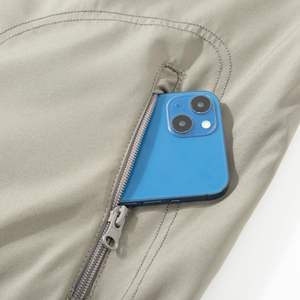 Veste bomber de baseball légère pour homme avec col montant, fermeture éclair intégrale, vêtement de sport pour le printemps, l'automne et l'hiver, logo sur le devant - Product Image 4