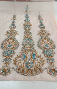 Tela de malla con cuentas de lujo personalizable de la mejor calidad para vestidos de novia, vestidos de graduación y looks de alfombra roja disponibles al mejor precio - Product Image 4