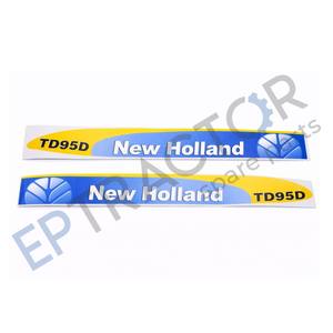 Kit de Calcomanías para Capó de Tractor New Holland TD95D, Juego de Calcomanías de Vinilo - Product Image 3