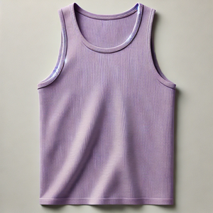 เสื้อกล้ามออกกำลังกายผ้าฝ้ายสแปนเด็กซ์เข้ารูปสำหรับผู้ชายระบายอากาศได้ดีเสื้อคอกลมผ้าสแปนเด็กซ์พิมพ์โลโก้เสื้อออกกำลังกายซักสบายๆแบบถัก - Product Image 4