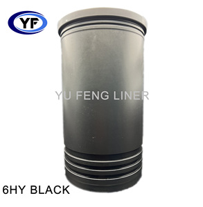 Pièce de rechange YF TAIWAN MANUFACTURER CYLINDER LINER pour moteur diesel 6HY, joint torique noir, garantie 1,5 an, 11 kg - Product Image 1