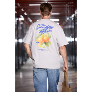 T-shirt pour homme GRIMELANGE GUARDIANO, 100% coton biologique, imprimé, coupe confortable - Product Image 3