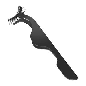 Outils de beauté noirs pince à cils en acier inoxydable et applicateurs pince à épiler faux cils pour utilisation d'extension de cils - Product Image 1