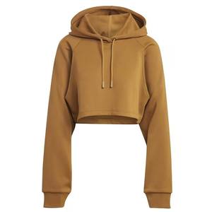 Top corto con capucha de calidad personalizada 2025 para mujer, conjuntos de Top corto de alta calidad personalizados para mujer, Top corto liso de todos los colores para mujer - Product Image 4