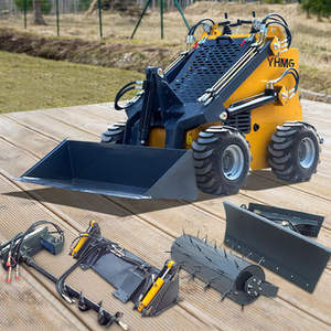 Mini-chargeuse compacte articulée sur roues, prix usine, à vendre, avec accessoires - Product Image 1