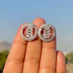 Pendientes de diamantes de laboratorio de oro de 14K Pendientes de marquesa de 2,64 quilates Pendientes de marquesa de oro amarillo Rosa Blanco de 14 quilates Regalo para mujer - Product Image 3