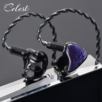 Earphone Wired Celest 3.5mm Bass Berat Stereo Earbuds Sport dengan Mic Tahan Air IPX-4 Custom Fit untuk Iphone