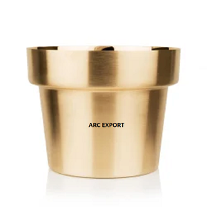 Jardinières de fleurs à 3 niveaux en métal poli miroir de grande taille Meilleures ventes Jardinières de fleurs de décoration de maison et de jardin de forme ronde - Product Image 2