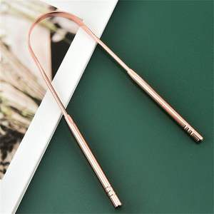 Limpiador de Lengua de Cobre Duradero para una Higiene Bucal Duradera, Herramienta que Apoya una Práctica Efectiva de Limpieza de la Lengua - Product Image 2
