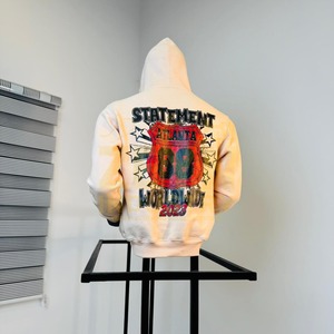 Peach Color Men Printed <b>Hoodies</b> <b>Trendy</b> Screen Printed Design Street wear Cotton Pullover <b>Hoodies</b> Wholesale Men's <b>Hoodies</b> OEM - Product Image 2