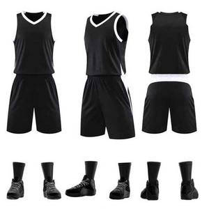 Venta al por mayor personalizado cómodo Jersey transpirable baloncesto uniformes ropa atlética baloncesto Jersey pantalones cortos - Product Image 4