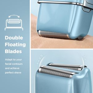 Afeitadora Eléctrica Portátil con Pantalla LED, Recargable por USB, para Hombre, Resistente al Agua IPX7, Lavable, para el Hogar y Viajes - Product Image 5