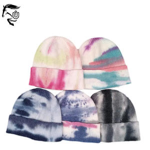 Gorro de invierno de punto personalizado, nuevo estilo Tie Dye, gorro de punto cálido para invierno, hecho en Pakistán - Product Image 6