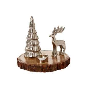 Sapin de Noël en métal doré patiné, décoration de luxe pour la maison, l'hôtel, décoration de fête, sapin de Noël de table - Product Image 2