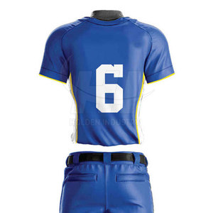 Training Style Baseball Uniform Soft Fabric Baseball Uniform Sports Wear Baseball Uniform For Sale - Product Image 5
