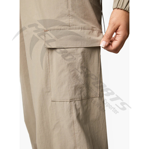 2024 alta calidad personalizada mujer Cargo Pocket Fitness Jogger gimnasio Fitness entrenamiento algodón polar pantalones de chándal Pantalones de mujer - Product Image 5