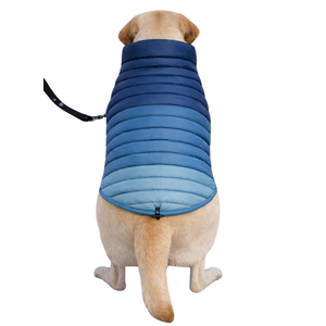 PuffShield Winter Jacket Blue Quilted <b>Dog</b> Coat Warm Lightweight Puffer Vest <b>For</b> Small Medium Large <b>Dogs</b> Cold Weather - Product Image 2