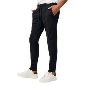 Pantalon de jogging décontracté pour homme de qualité supérieure, en molleton épais mi-lourd, en coton/polyester non tissé, avec cordon de serrage - Product Image 3