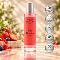 Désodorisant en spray aux baies rouges, marque privée, 100 ml |   Parfum fruité sucré longue durée |   Fabricant OEM Espagne