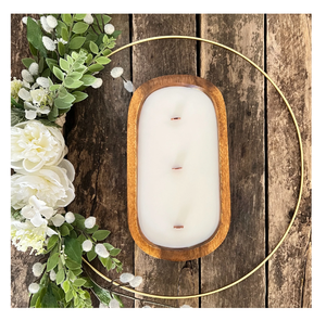 Tazón de masa de vela de madera de nuevo diseño sostenible, los mejores precios con forma de corazón, cuencos de masa de vela románticos de lujo - Product Image 3