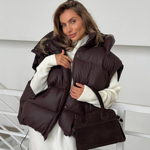 Chaqueta Acolchada Ligera, Teñida, Tejida, con Burbujas, de Lana, Transpirable, Aislante, Reversible, Impermeable, para Exportación a Granel - Product Image 4