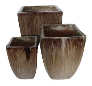 [Leo Nguyen Le] - Wholesaling set of ceramics pots - Home decoration <b>antique</b> ceramic plant pots for gardening/home - Product Image 1