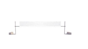 Support de filet de volley-ball en fer portable de haute qualité nouveau type d'équipement sûr Offres Spéciales terrain - Product Image 2