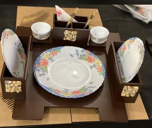 กล่องไม้ใส่บุฟเฟ่ต์ดีไซน์เนอร์สุดหรูสำหรับใช้ในงานปาร์ตี้ในห้องครัว - Product Image 1