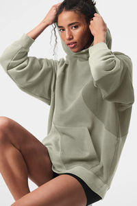 Nouvelle arrivée en usine pull surdimensionné pour femmes sweat à capuche polaire d'hiver grande taille respirant prix de gros sweat à capuche pour femme - Product Image 5